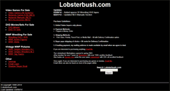 Desktop Screenshot of lobsterbush.com